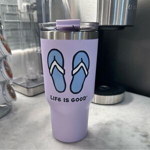 Life is Good Leak Proof Stainless Steel Doubled Walled Insulated Tumbler